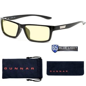 Gunnar Optiks Riot Onyx Blue Light Blocking Gaming Glasses