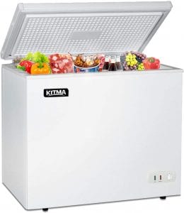 KITMA Commercial Chest Deep Freezer, 9.6 Cubic Feet