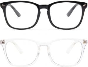 Livho Reduce Eyestrain Glare Reducing Computer Glasses, 2-Pack