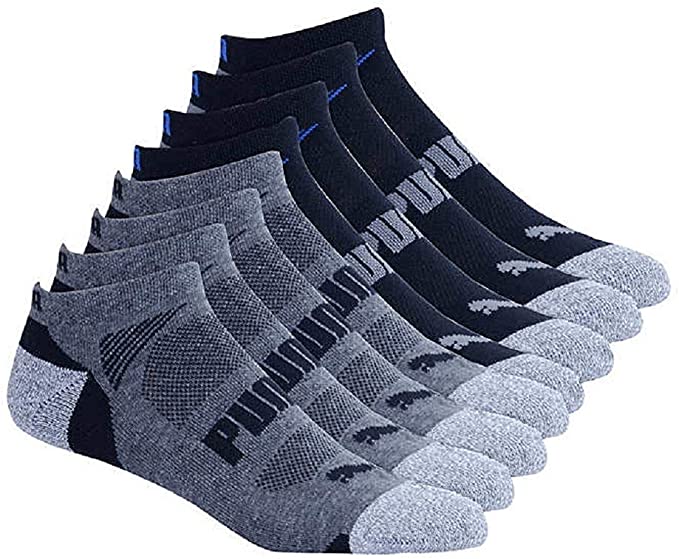 Puma Men’s Athletic Mesh Socks, 8-Pair