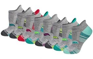 Saucony Women’s Airmesh Venting Socks, 8-Pair