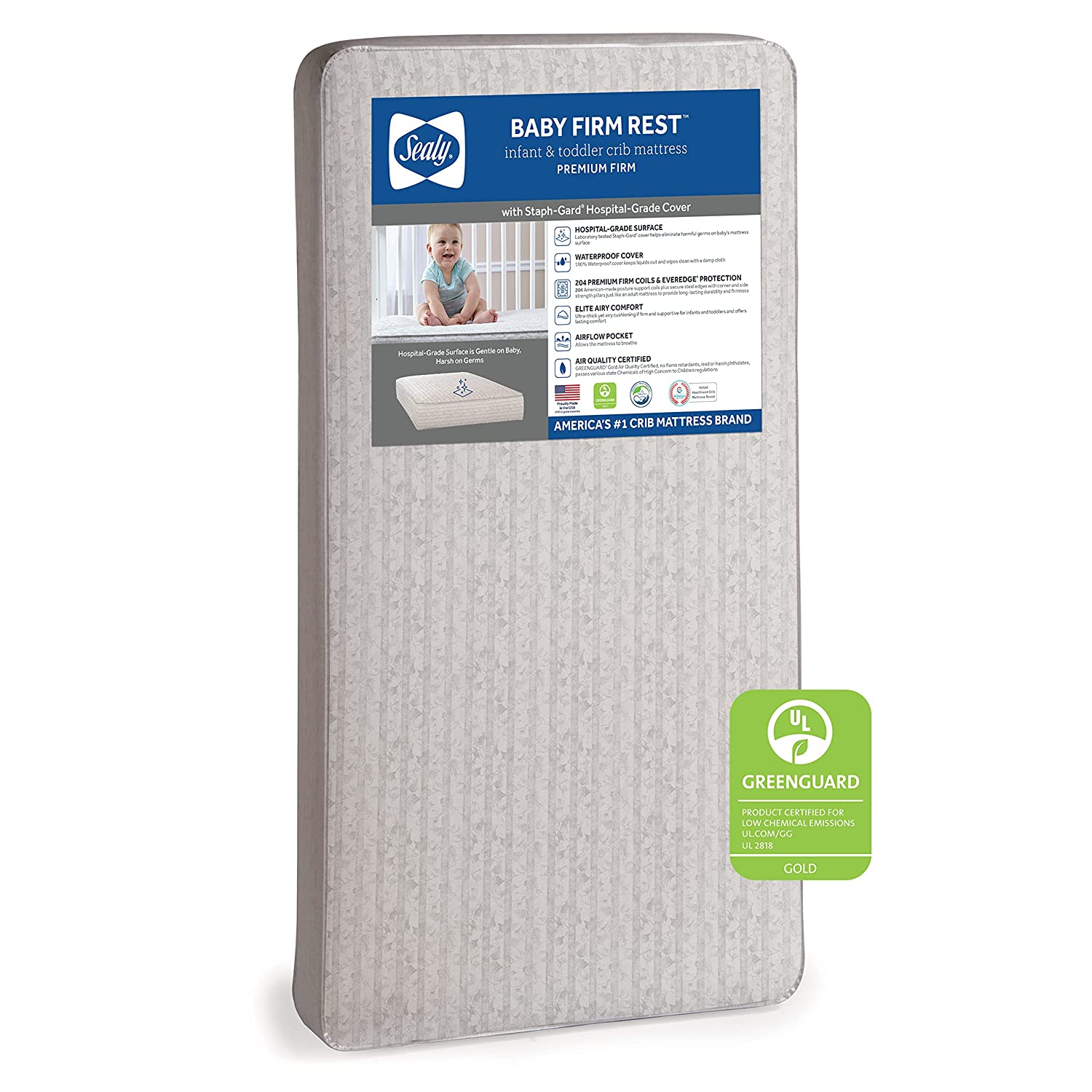 Sealy Baby Hospital-Grade Certified Crib Mattress