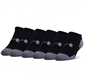 Under Armour Resistor 3.0 Arch Support No Show Socks, 6-Pair