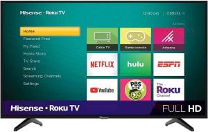 Hisense 40-Inch Class H4 LED Roku Smart TV