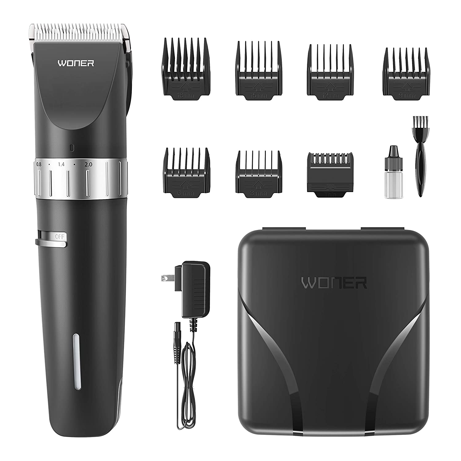 WONER Quiet Ultra-Sharp Hair Clippers