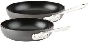 All-Clad Even Heating Nonstick Frying Pan, 2-Piece