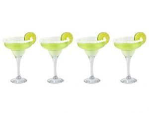 Epure Firenze Professional Margarita Glasses, 4-Pack