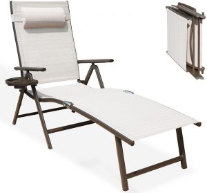 GOLDSUN Aluminum Adjustable Patio Lounge Chair