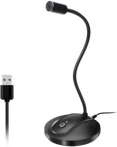 JOUNIVO USB Goosneck Laptop Microphone