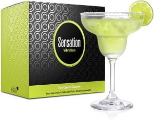 Season STORY Crystal Lead-Free Margarita Glasses, 2-Pack