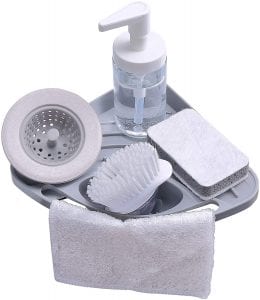 ATTBEE Corner Kitchen Sink Organizer