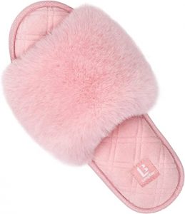 LongBay Cloud-Like Cushion High Density Fluffy Slippers