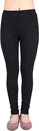 IRELIA Girls’ Cotton Fleece Lined Leggings