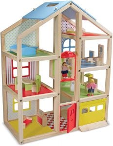 Melissa & Doug Open-Sided Gift Dollhouse