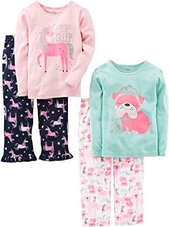 Simple Joys By Carter’s Lightweight Warm Girls’ Pajamas