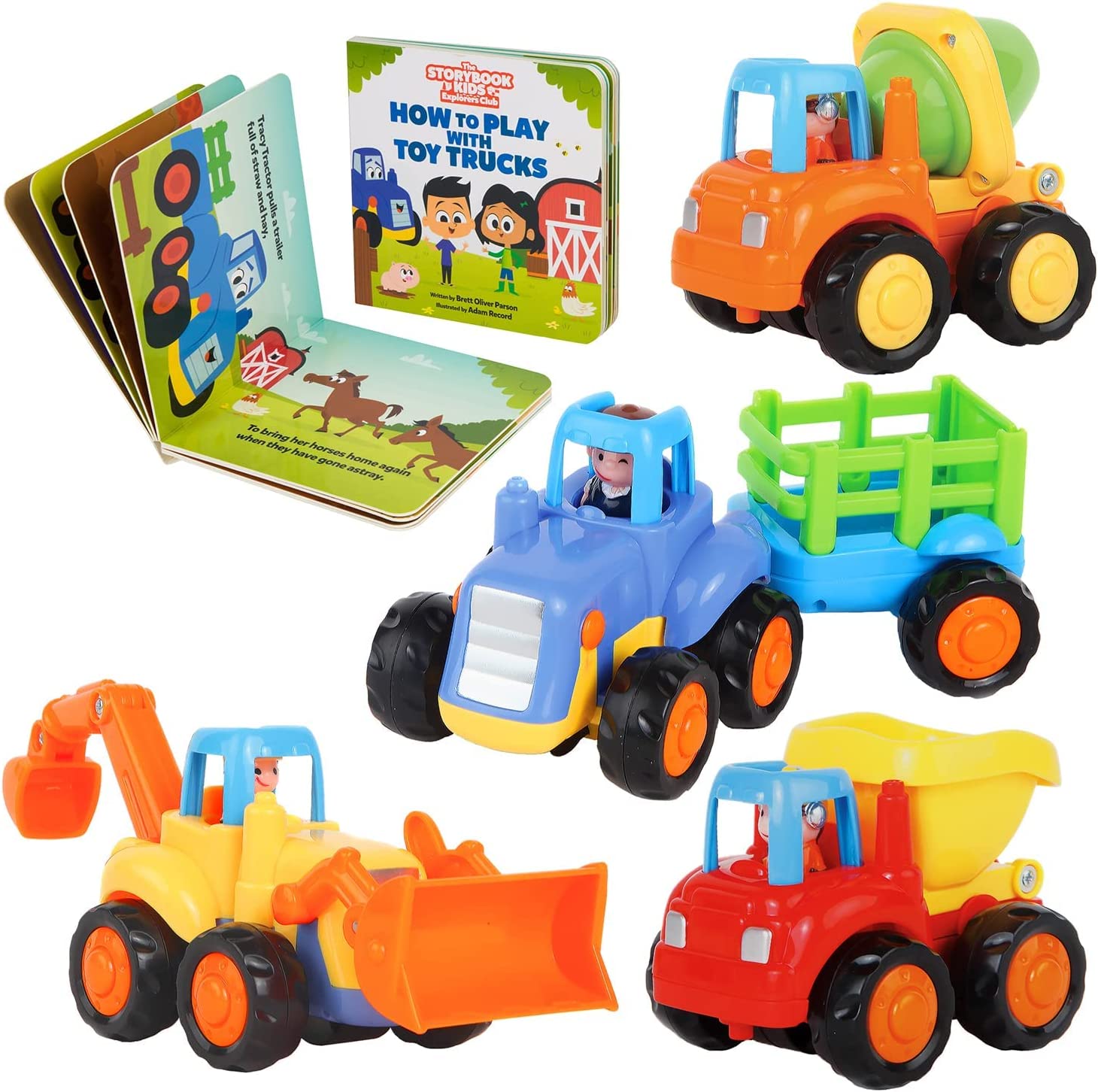 The Storybook Kids Explorers Club Motor Skill Trucks For 2-Year-Old Boys