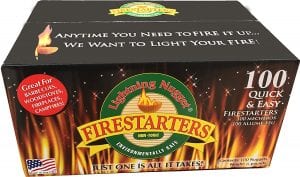 Lightning Nuggets Campfire Fire Starter Sticks, 100-Pack