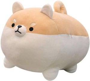 Auspicious beginning Cotton Shiba Stuffed Animal, 15.7-Inch