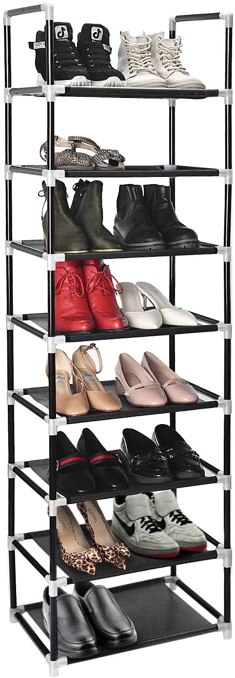 ERONE Stackable 8-Tier Shoe Rack