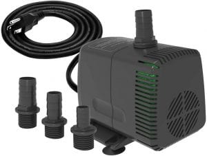 Knifel 880GPH Easy Clean Long-Lasting Pond Pump