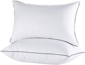 JOLLYVOGUE Down Alternative Standard Pillows, 2-Pack