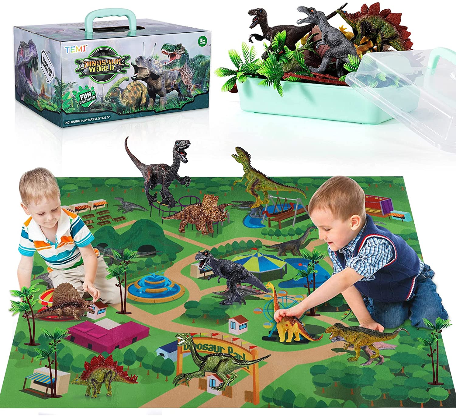 TEMI Interactive Dinosaur Toys & Activity Mat