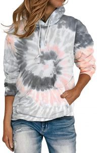 YOCUR Ombre Tie Dye Hoodie For Women