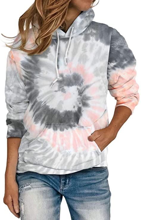 YOCUR Ombre Tie Dye Hoodie For Women