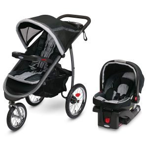 Graco FastAction Crossover Folding Stroller & Jogger Travel System