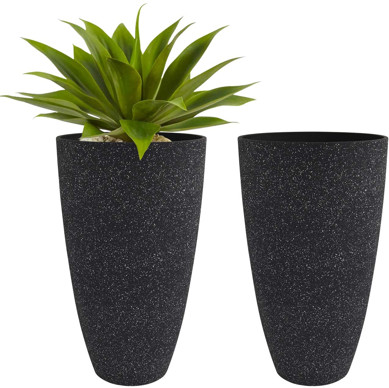 La Jolíe Muse Lightweight Raised-Drainage Front Door Planters, 2-Set