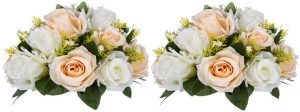 Nuptio Floral Ball Arrangement Centerpiece, 2-Piece