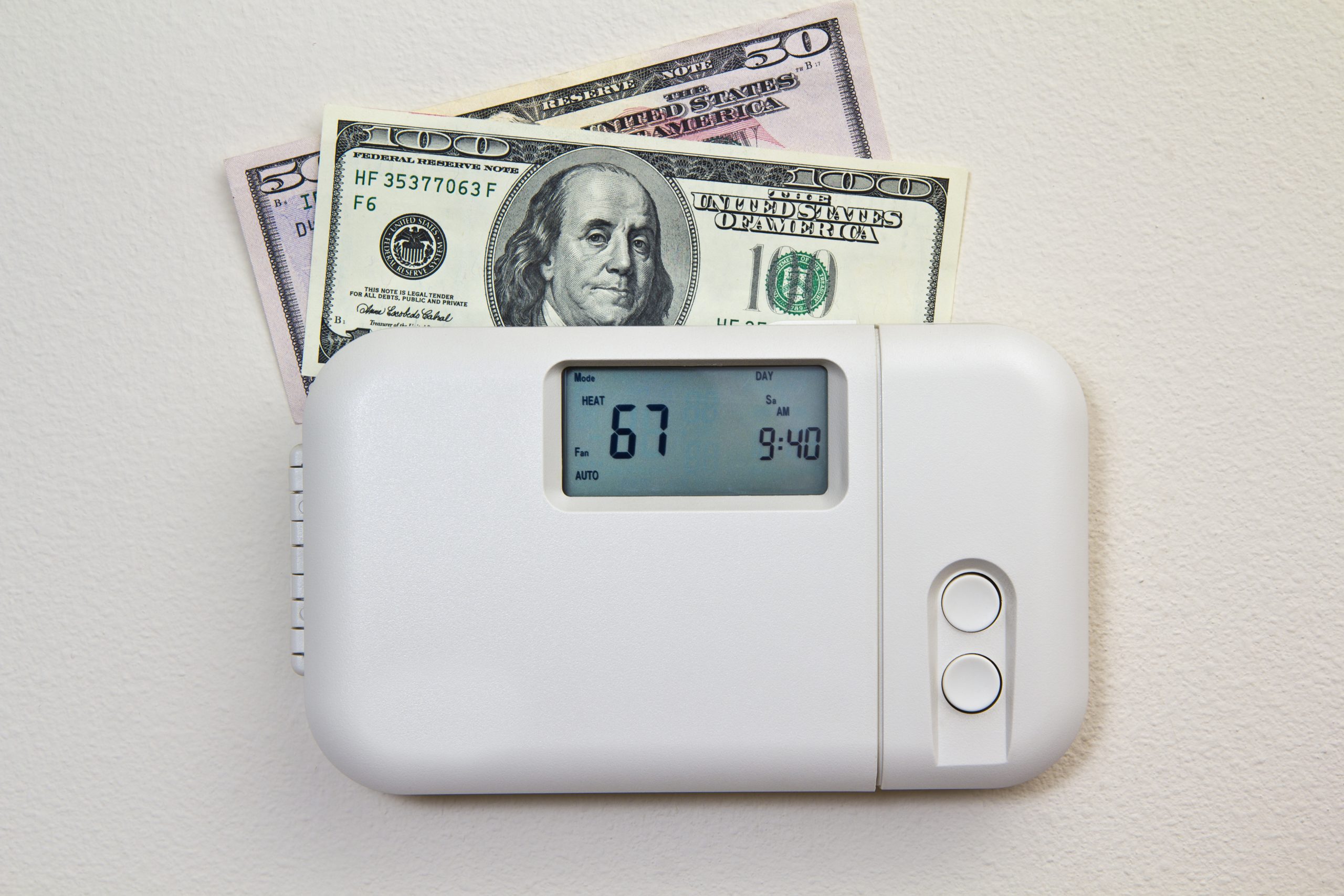 Dollars with thermostat
