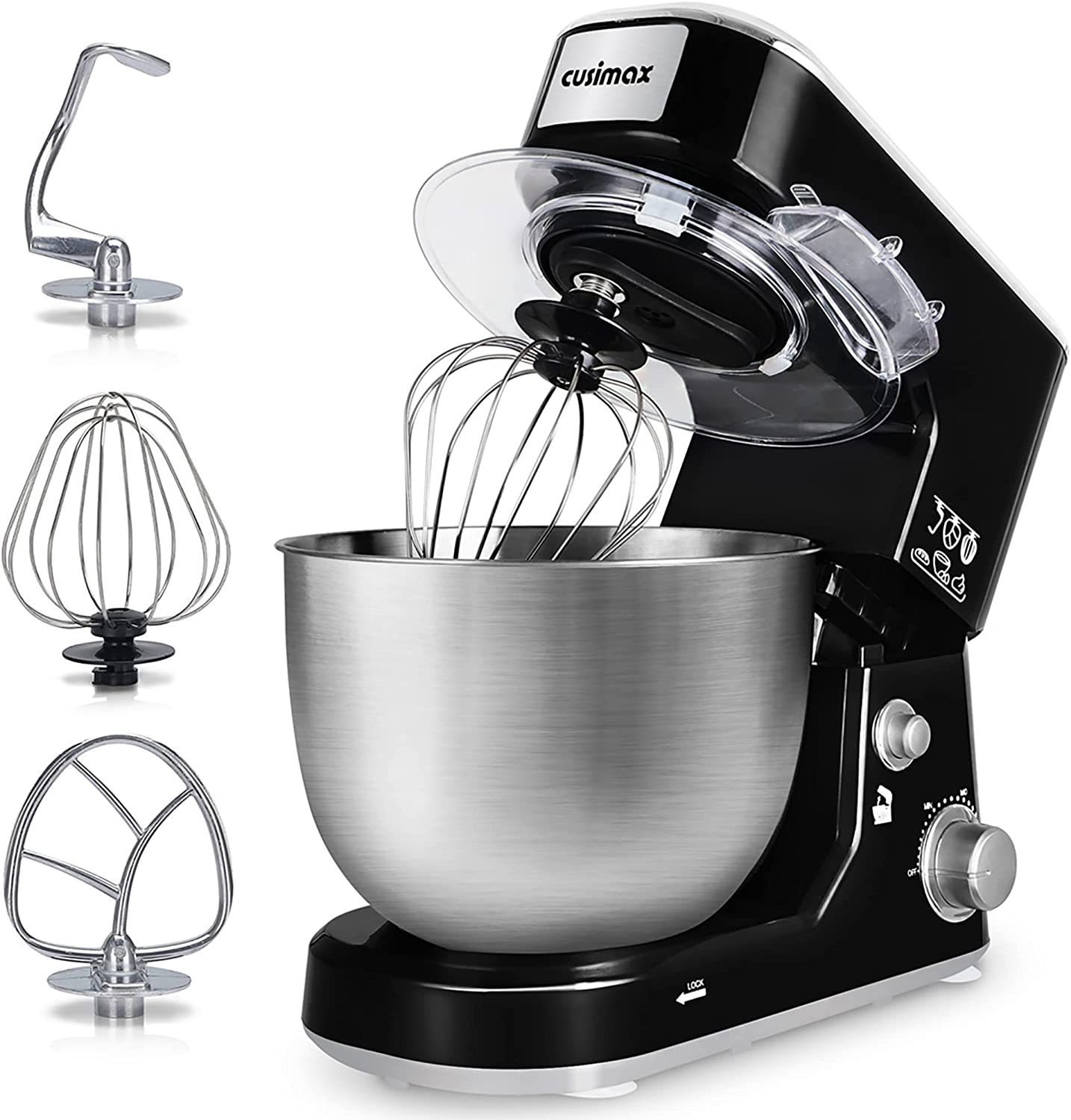 CUSIMAX Anti-Slip Splatter Shield Stand Mixer