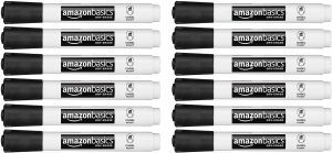 Amazon Basics DryGuard Ink Chisel Tip Dry Erase Pens, 12-Piece