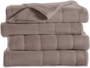 Sunbeam Cozy Velvet Reversible Twin Electric Blanket