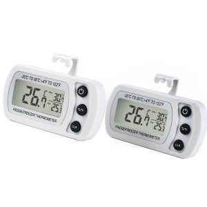 Unigear Battery Powered Refrigerator Thermometers, 2-Pack