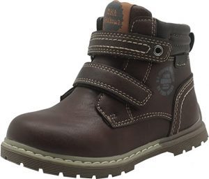 Apakowa PU Leather Anti-Skid Toddler Boy Boots