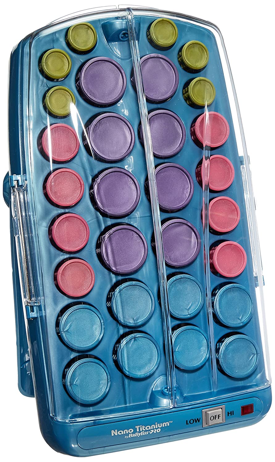 BaBylissPRO Titanium Nano Ceramic Hot Rollers, 30-Pieces