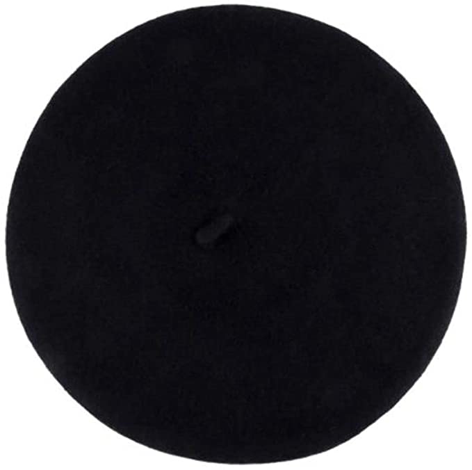 Kimming 100% Wool Women’s Black Beret