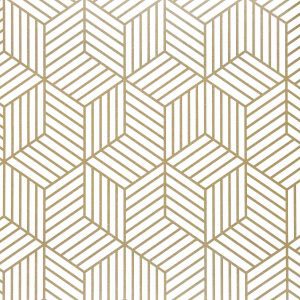 WENMER Geometric Pattern Vinyl Peelable Wallpaper