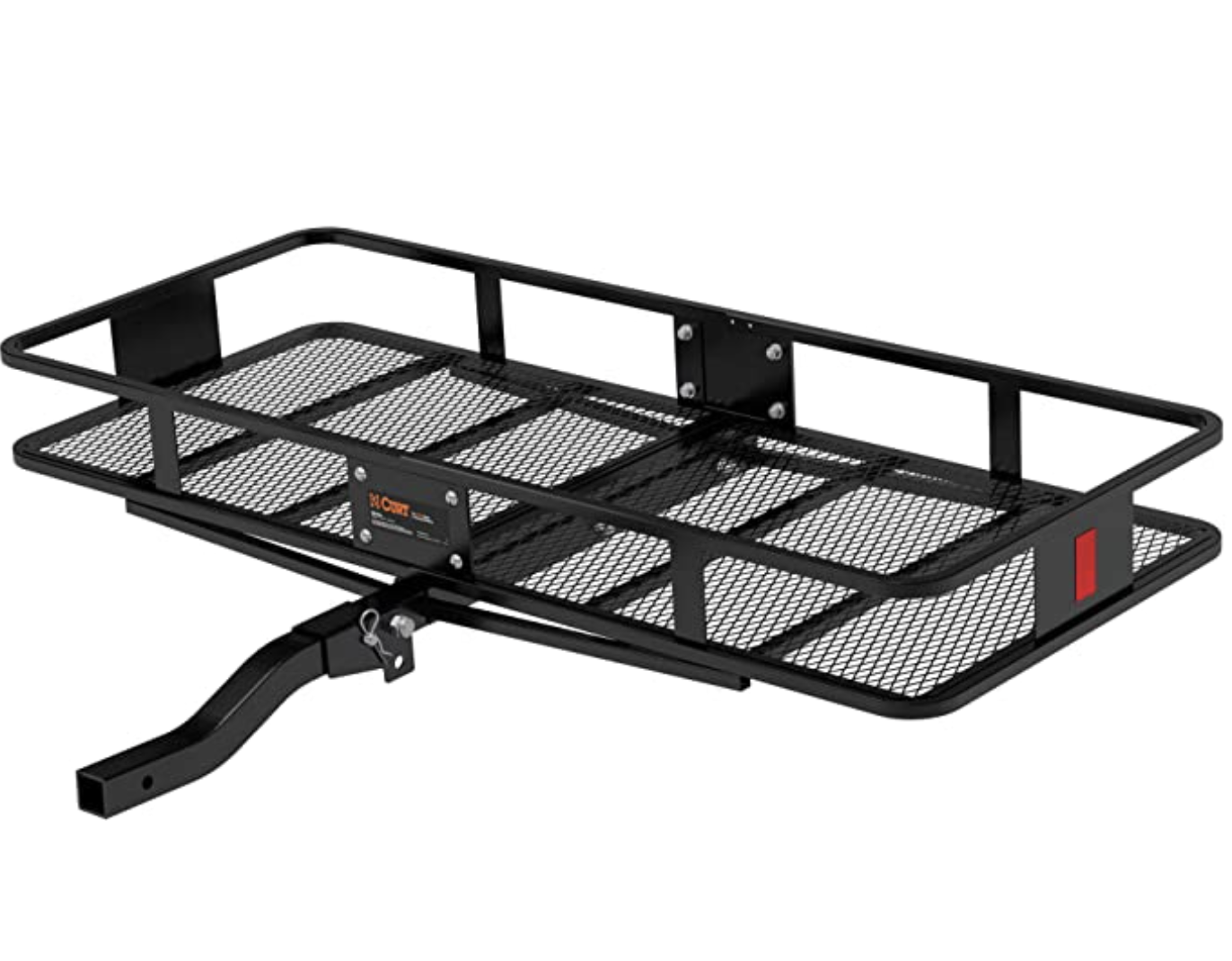 CURT 18153 Folding Basket Hitch Carrier Auto Cargo Management