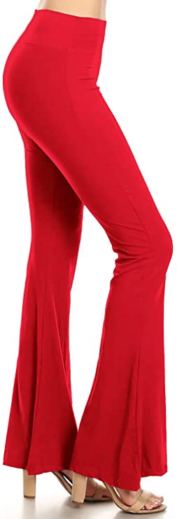 Leggings Depot Wide Leg Women’s Red Palazzo Pants