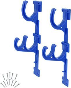 U.S. Pool Mounting Pool Pole Hooks, 2-Piece