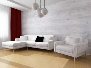 WALL DIMENSION Peel & Stick Distressed Wood Wall Paneling