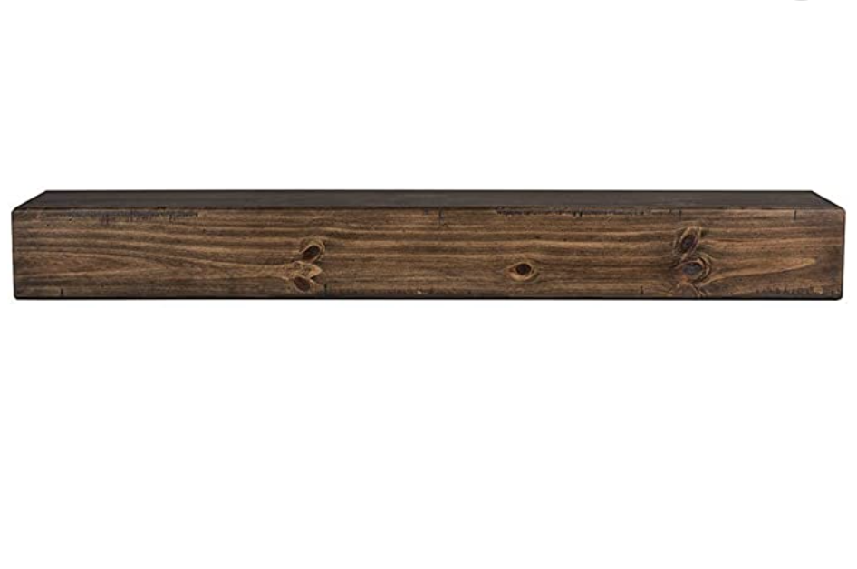 MANTELSDIRECT Dakota Rustic Pine Wood Fireplace Mantel