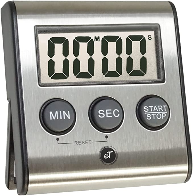 ETradewinds Adjustable Stand Touch Pad Kitchen Timer