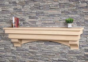 MANTELSDIRECT Salem Wood & Corbels Fireplace Mantel