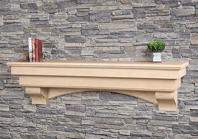 MANTELSDIRECT Salem Wood & Corbels Fireplace Mantel