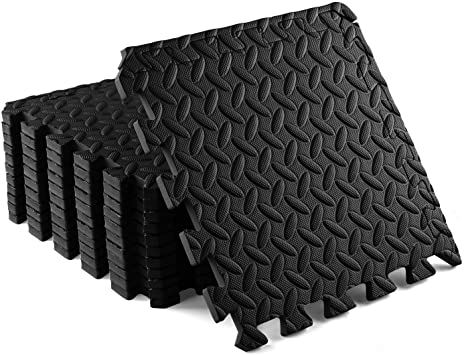 Yes4All Foam Interlocking Exercise Bike Mat