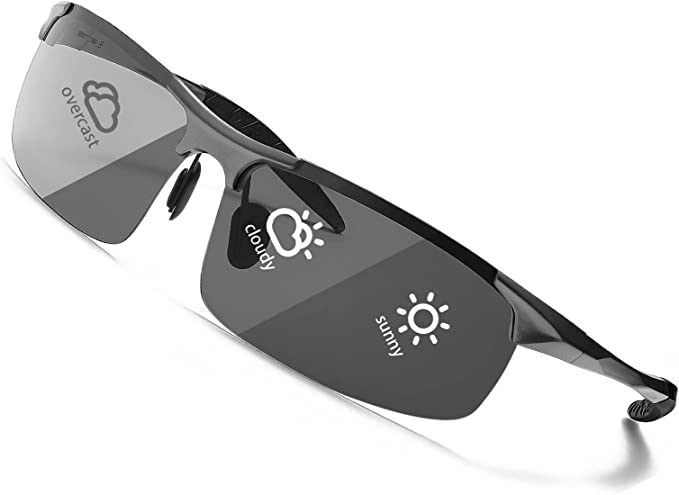 TJUTR Men’s Photochromic Polarized Sunglasses